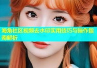 海角社区视频去水印实用技巧与操作指南解析