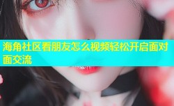 海角社区看朋友怎么视频轻松开启面对面交流
