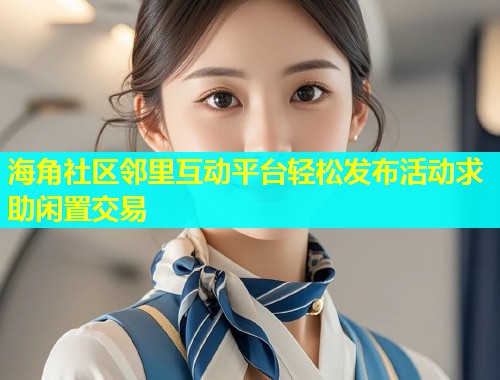 海角社区邻里互动平台轻松发布活动求助闲置交易  第1张